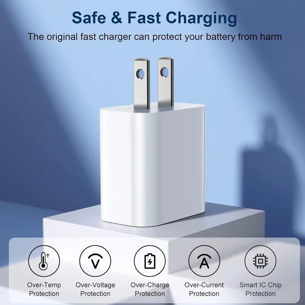 1-3Set 20W US USB C Port Charger