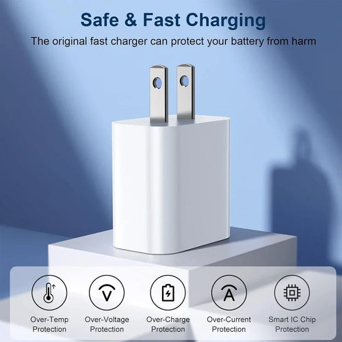 1-3Set 20W US USB C Port Charger